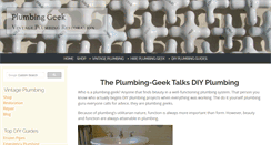 Desktop Screenshot of plumbing-geek.com