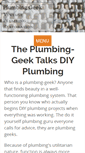 Mobile Screenshot of plumbing-geek.com